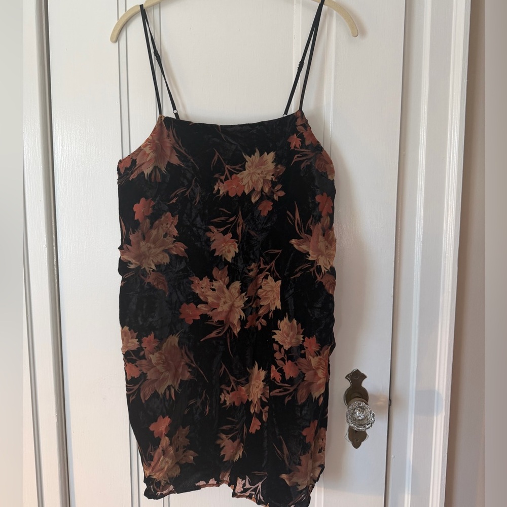 Forever 21 Black and Orange Dress